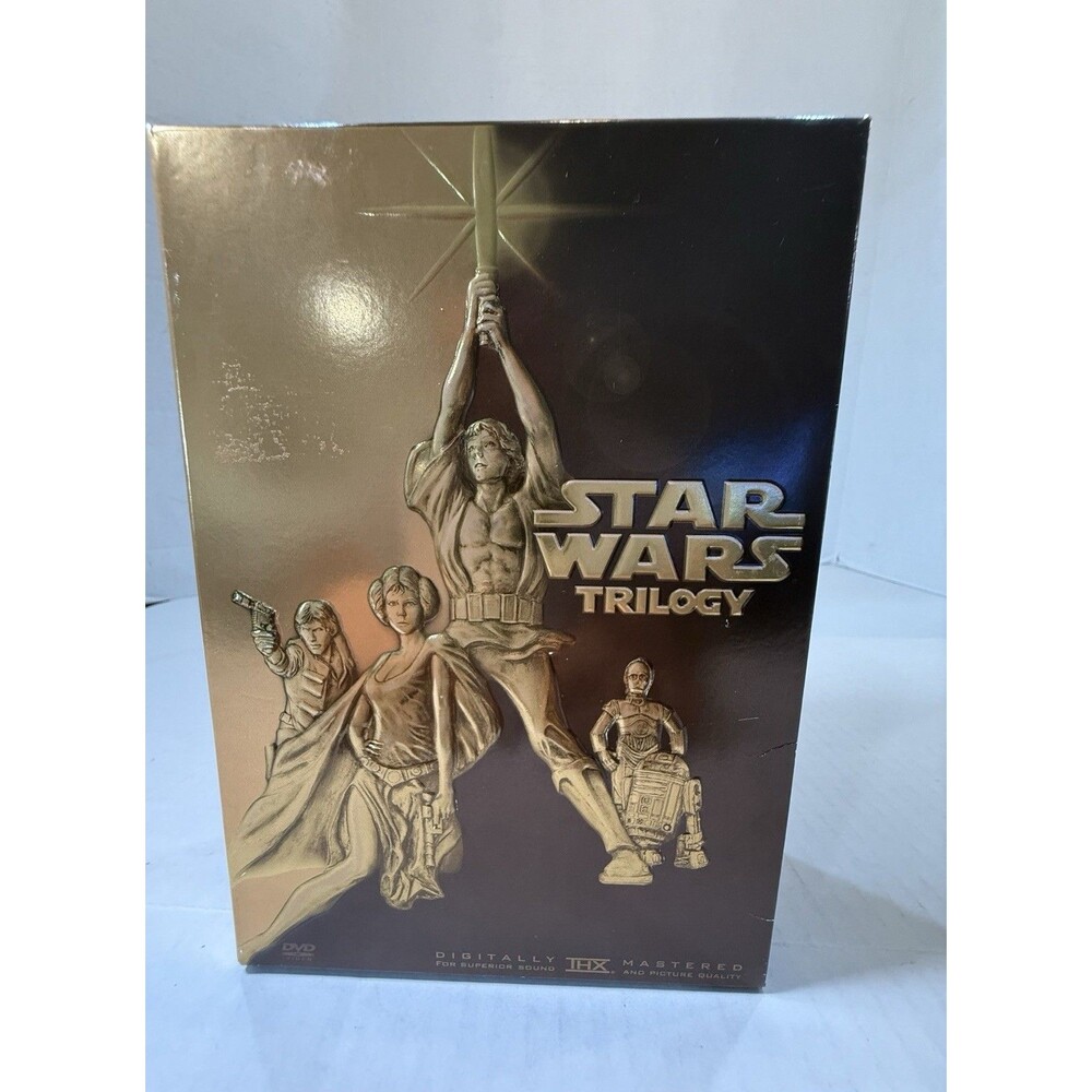 Star Wars Trilogy DVD 4-Disc Set~IV, V, VI & Bonus Full Screen 2004